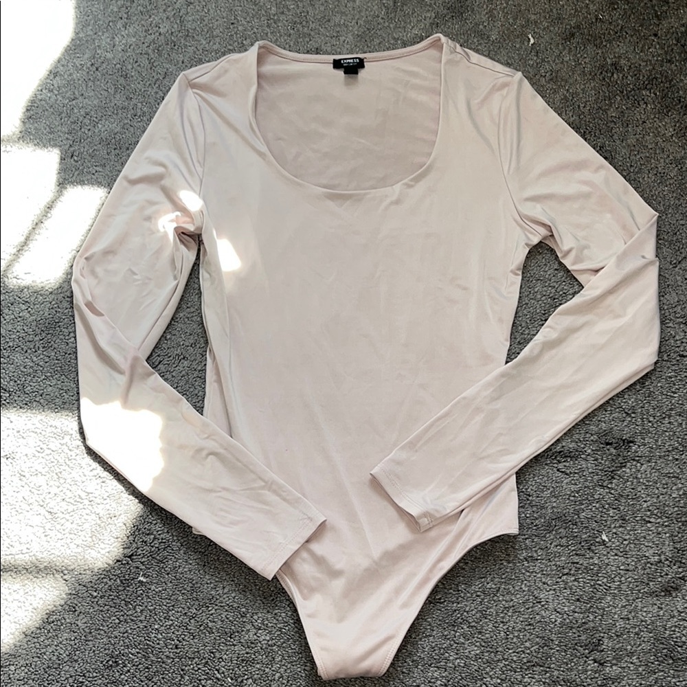 Express Baby Pink Body Contour Bodysuit